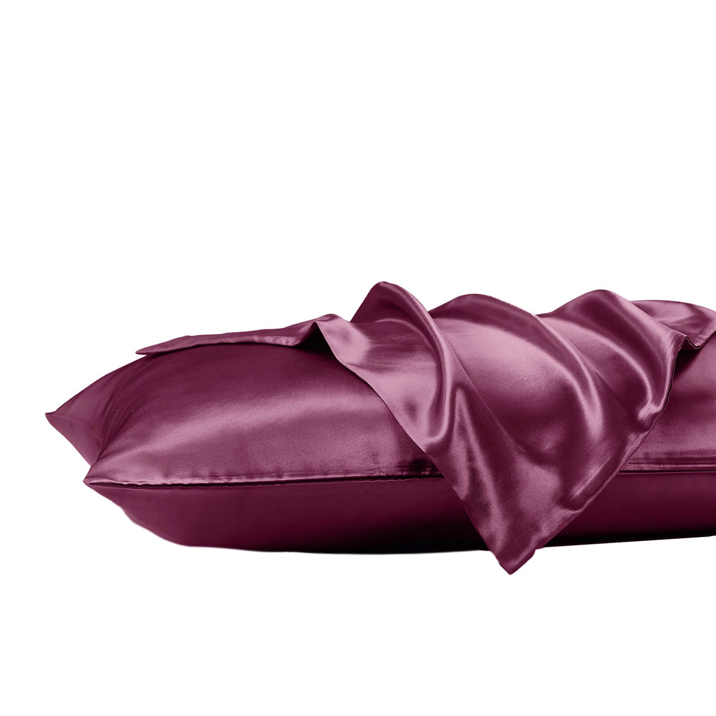 Royal Comfort 3 Piece Satin Sheet Set Queen Malaga Wine