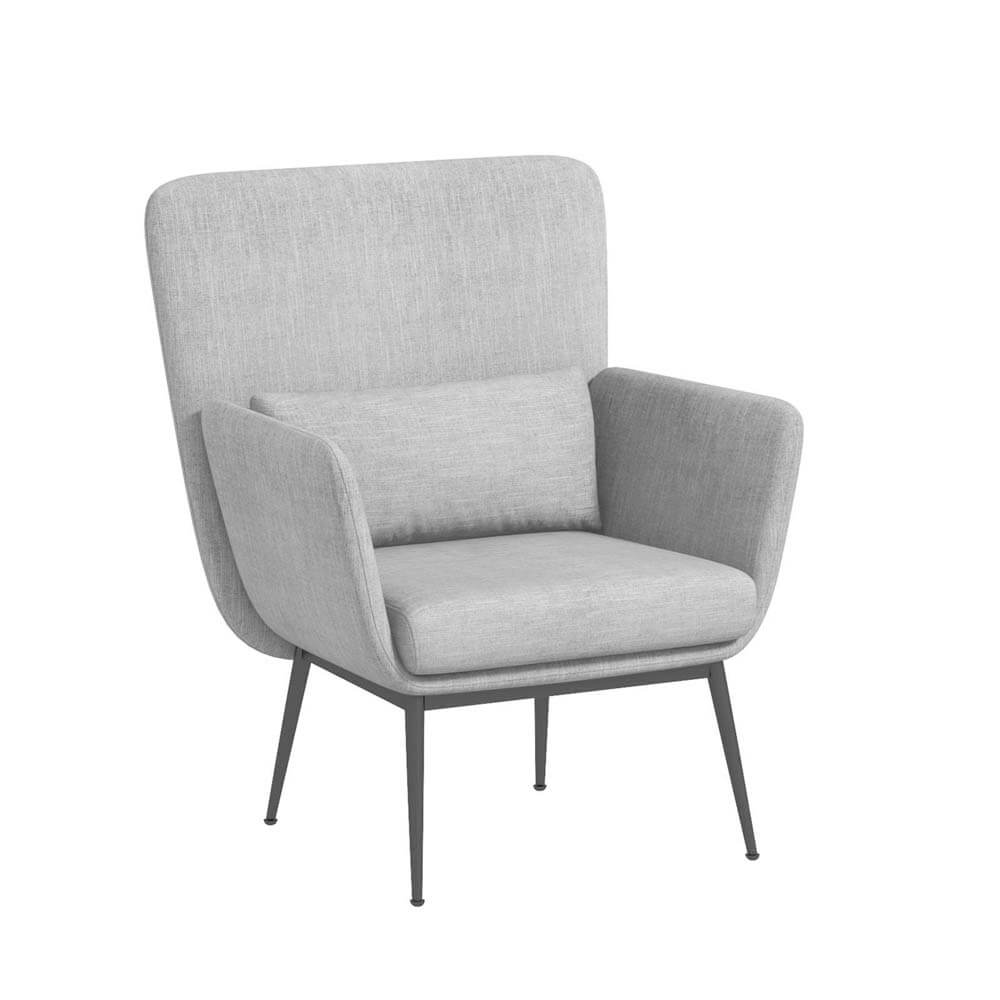 Casa Decor Cora Light Grey Accent Chair