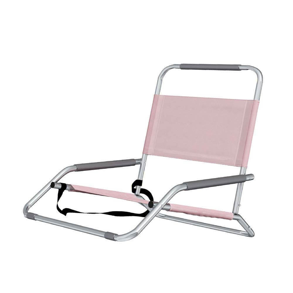 Havana Outdoors Folding Beach Chairs - Dusty Rose