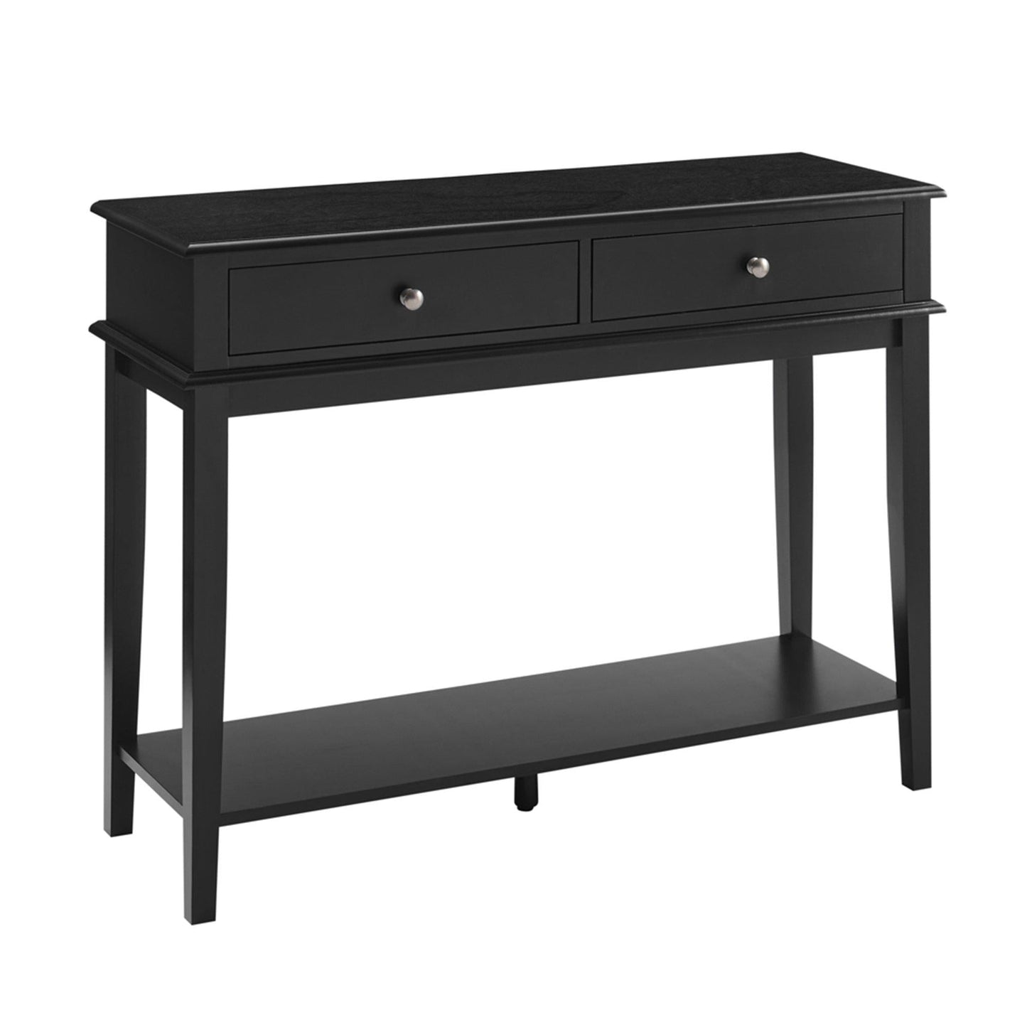 Chloe 2 Drawer Console Table Black