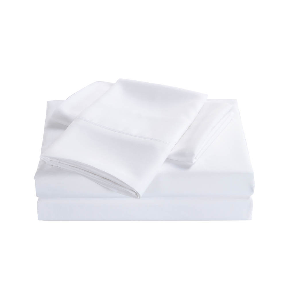 Royal Comfort Bamboo Cooling 2000TC Sheet Set King White