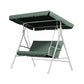 Milano Outdoor Steel Swing Chair - Dark Green