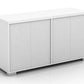 Elara High Gloss 6 Drawer Chest - White