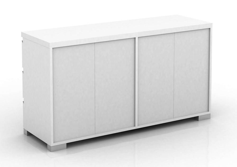 Elara High Gloss 6 Drawer Chest - White