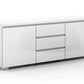 Elara High Gloss Buffet Unit - White