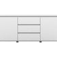 Elara High Gloss Buffet Unit - White