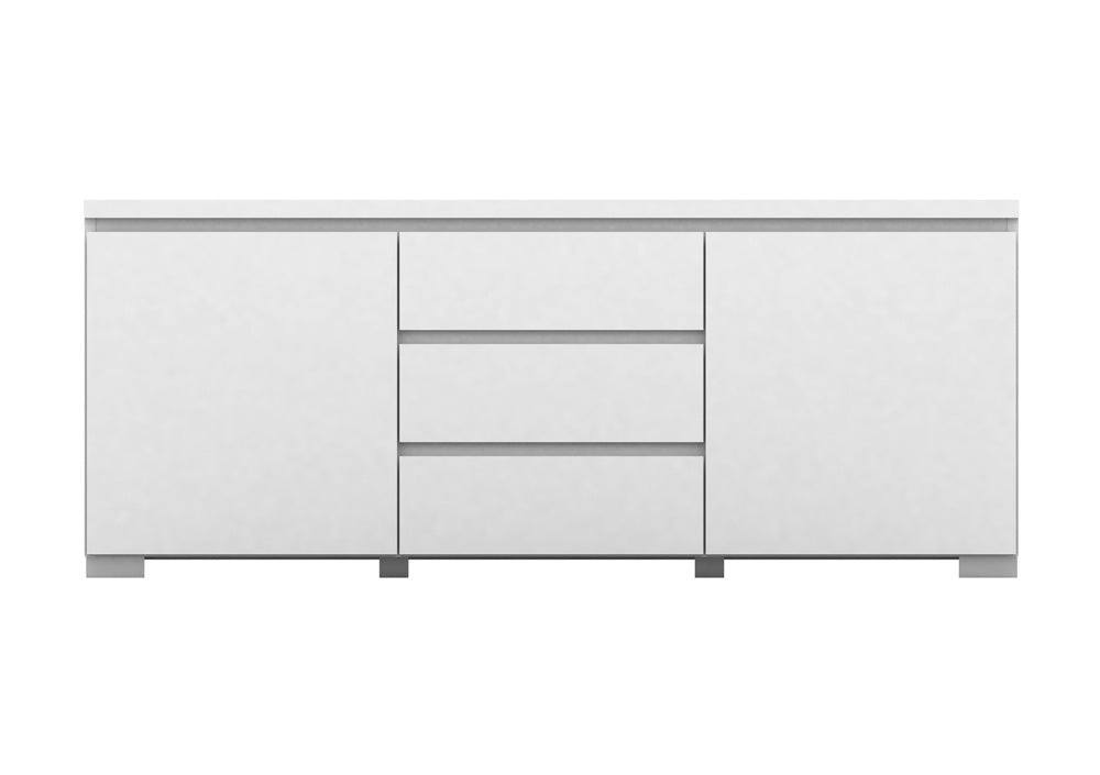 Elara High Gloss Buffet Unit - White