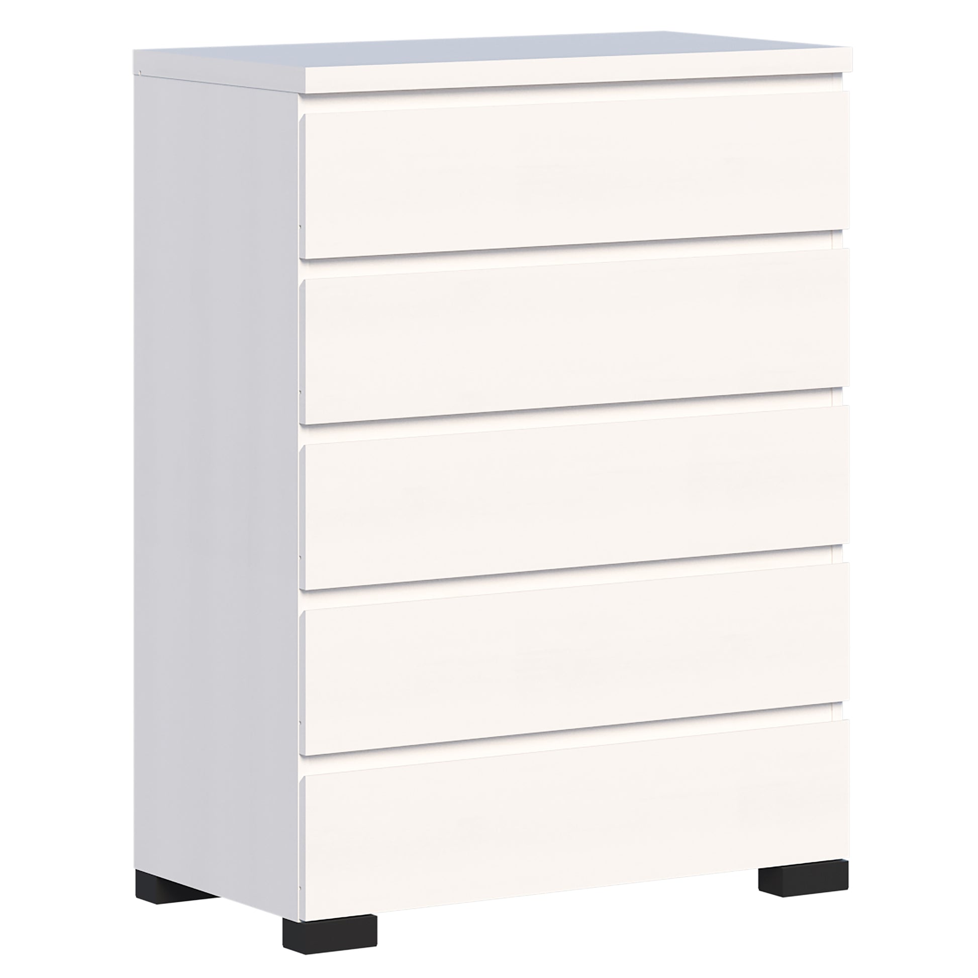 Elara 5 Drawer Chest White