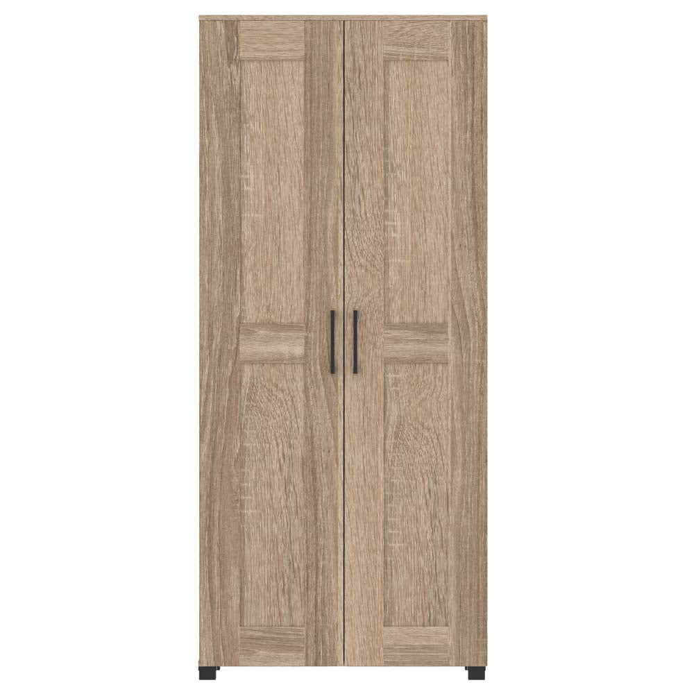 Montreal 2 Door Tall Cupboard Light Sonoma Oak