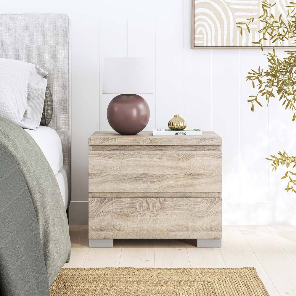 Elara Bedside Light Sonoma Oak