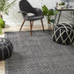 Allure Black Cotton Rayon Rug 400 x 300 CM