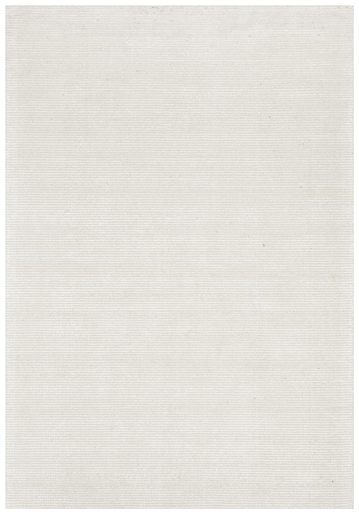 Allure Ivory Cotton Rayon Rug 400 x 300 CM