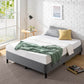 Keenan Fabric Ensemble Bed Base Dark Grey Single