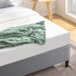 Keenan Fabric Ensemble Bed Base Dark Grey Single