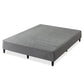 Keenan Fabric Ensemble Bed Base Dark Grey Single