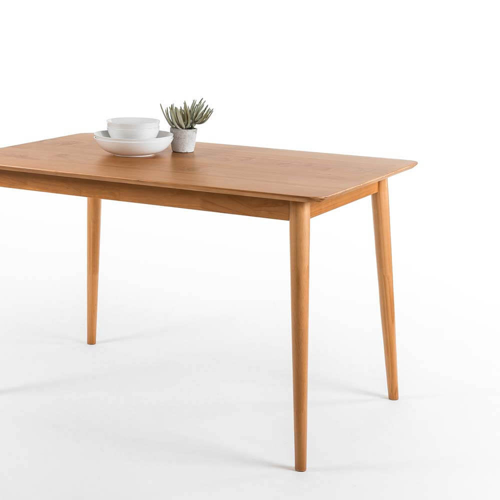 Jen Solid Wood Dining Table Natural