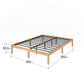 12in Bamboo Natural Bed Frame King