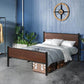 Tucker Metal and Wood Bed Frame Single