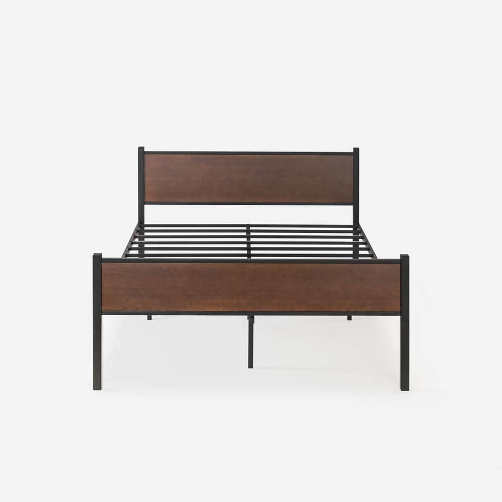 Tucker Metal and Wood Bed Frame Queen