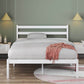 Robin Bamboo White Bed Frame King Single