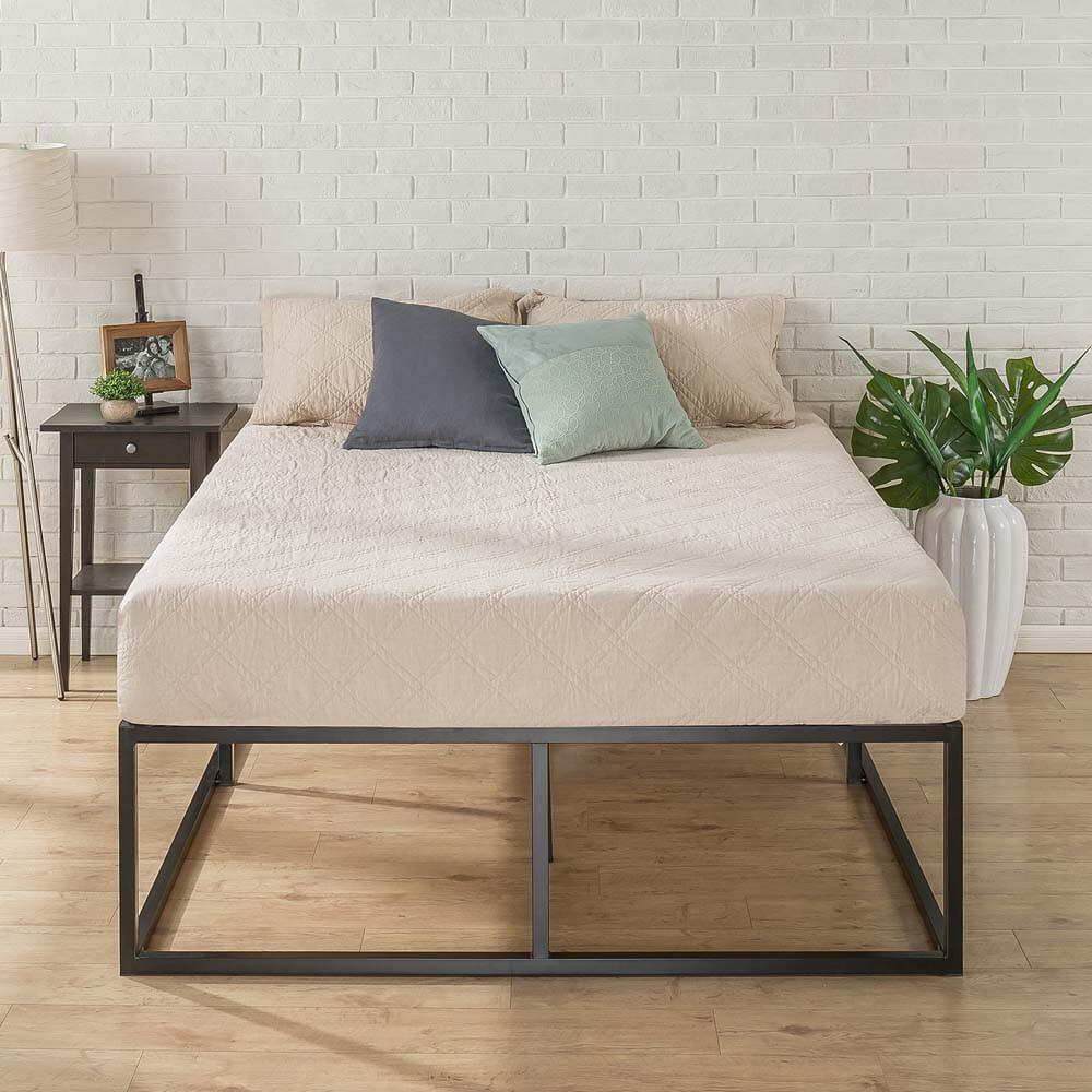 Joseph Metal High Bed Base Black Double