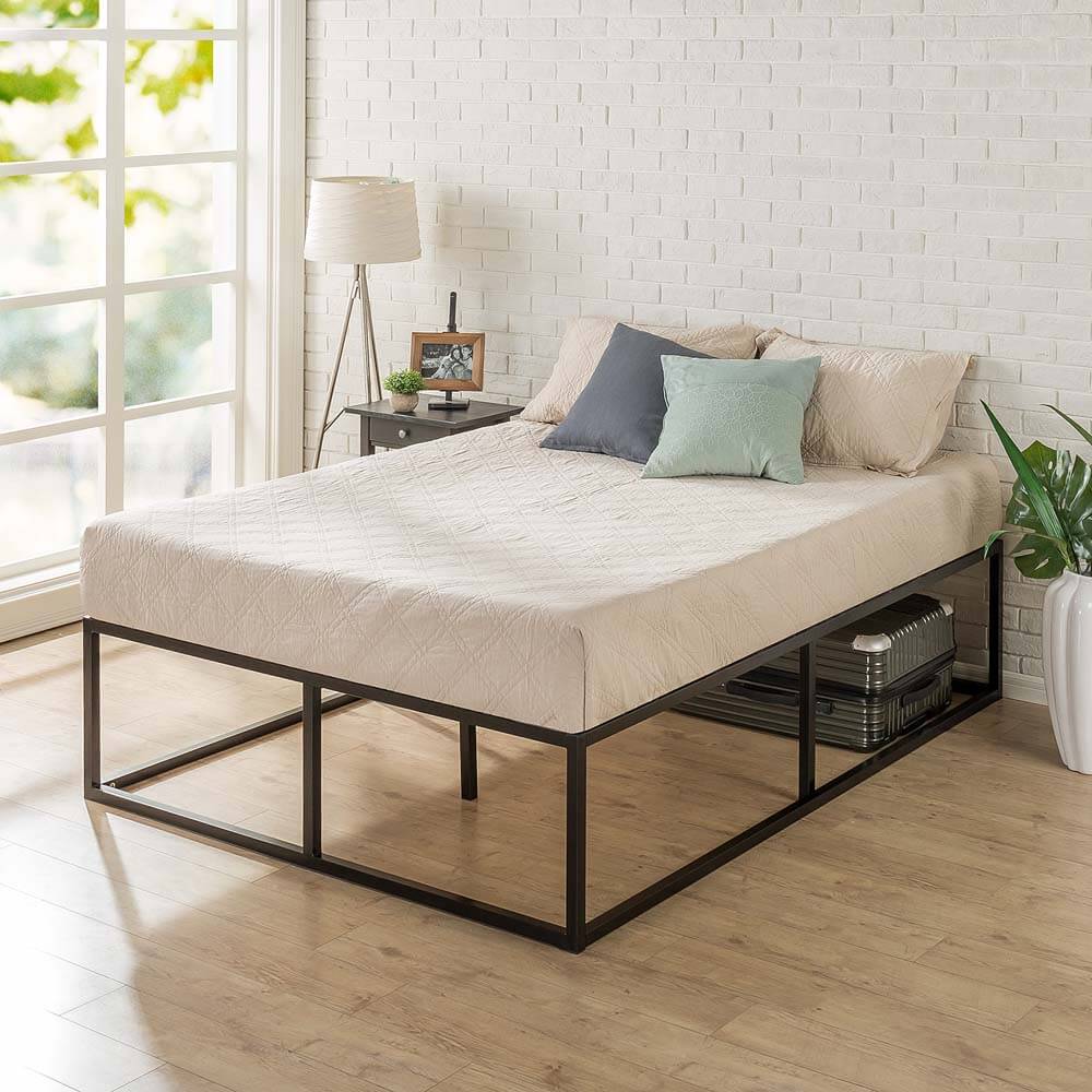 Joseph Metal High Bed Base Black Double