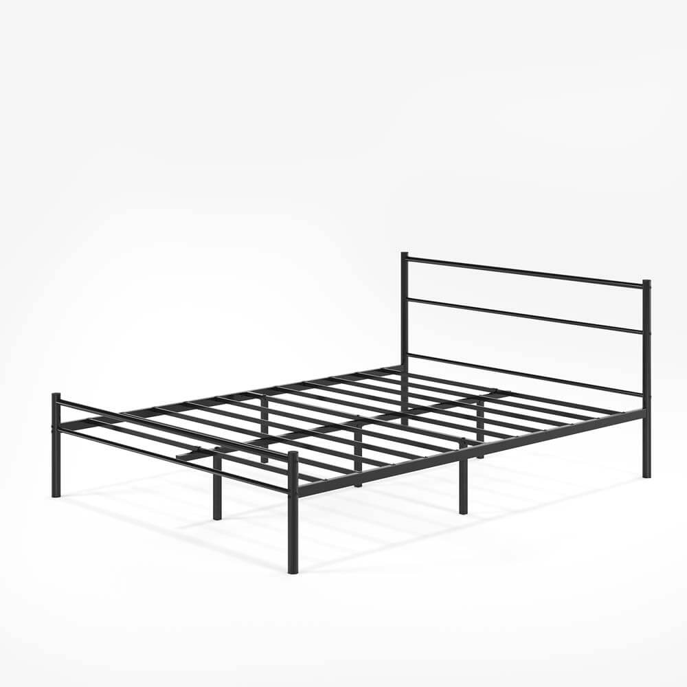 Geraldine Metal Bed Frame Black Queen