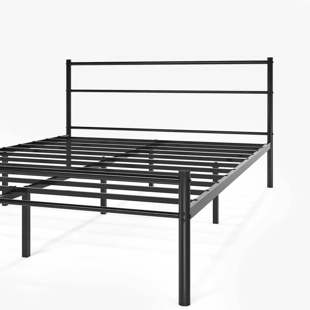 Geraldine Metal Bed Frame Black Double