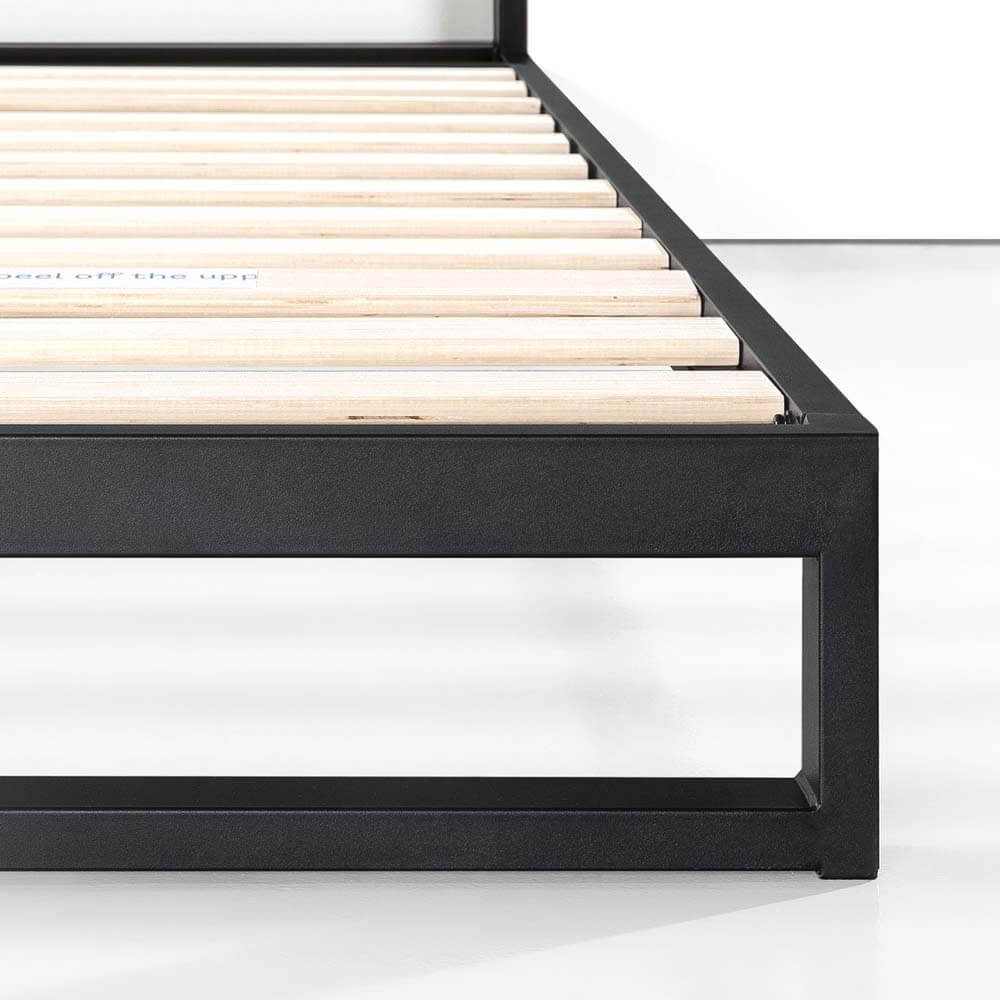 7in Heavy Duty Platform Bed Frame with Headboard Queen