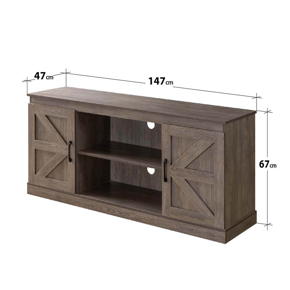 Wade TV Cabinet Entertainment Unit Stand Brown