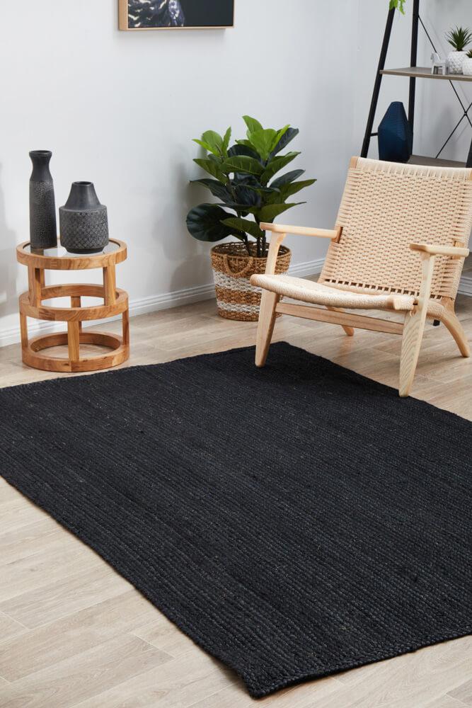 Bondi Black Rug 320 x 230 CM