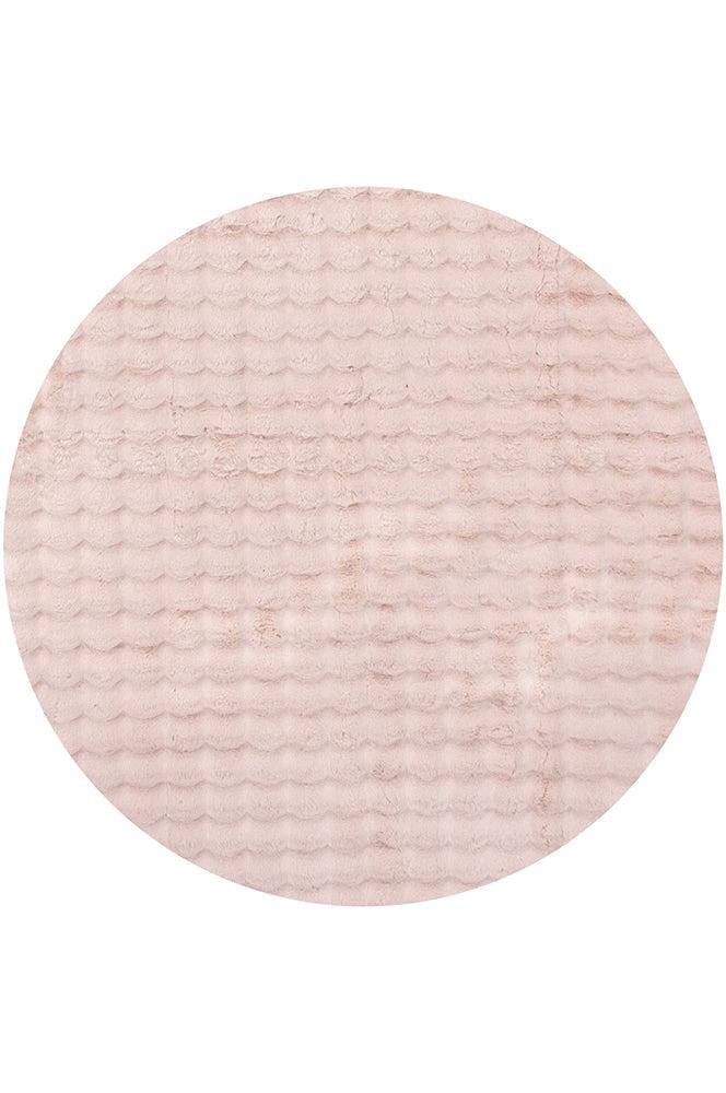 Bubble Washable Rug Blush 200 x 200 CM