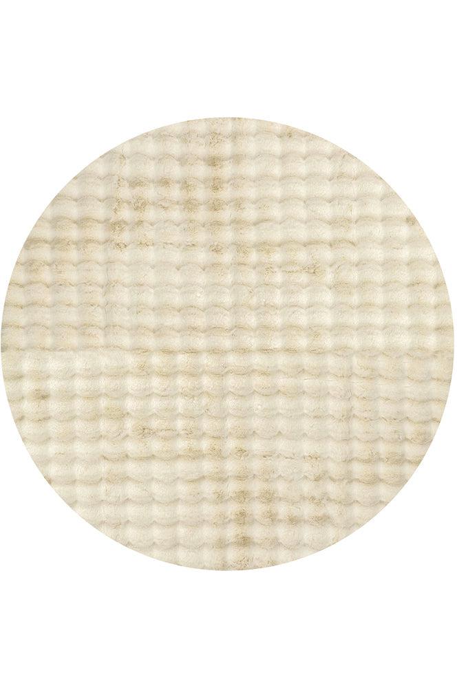 Bubble Washable Rug Natural 100 x 100 CM