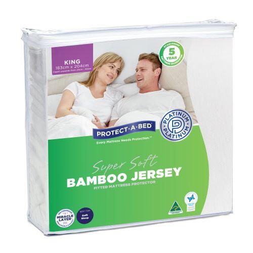 Bamboo Jersey King Mattress Protector