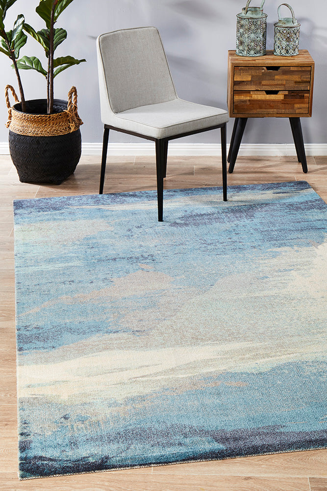 City 563 Blue Rug 220 x 150cm