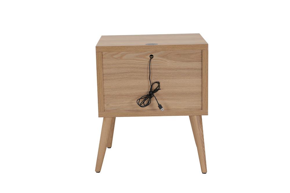 Rio Bedside Table 1 Drawer 1 Shelf Oak