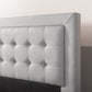 Tufted Button Upholstered Queen Bed Frame