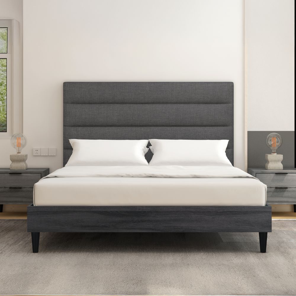 Eclipse Upholstered Queen Bed Frame