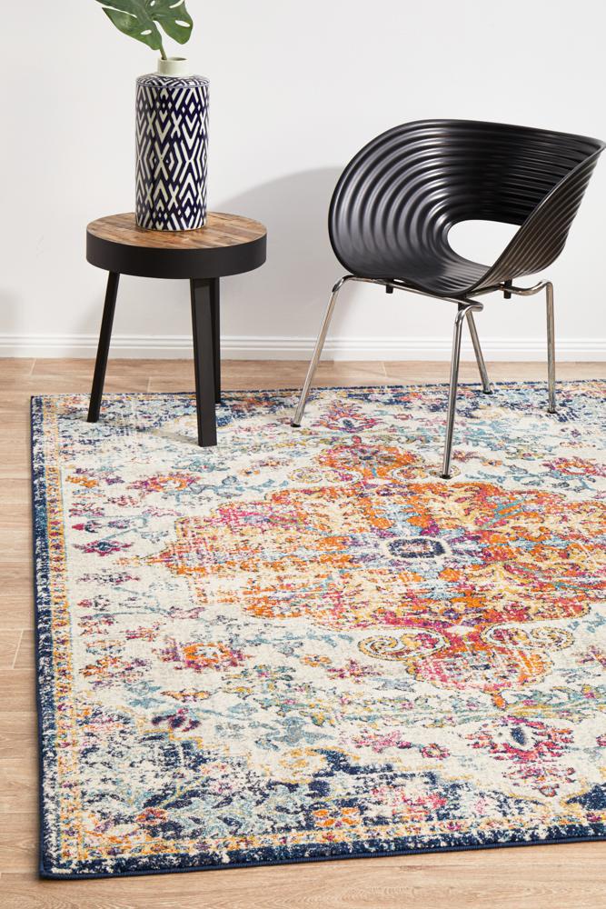 Evoke Carnivale White Rug 400 x 300 CM