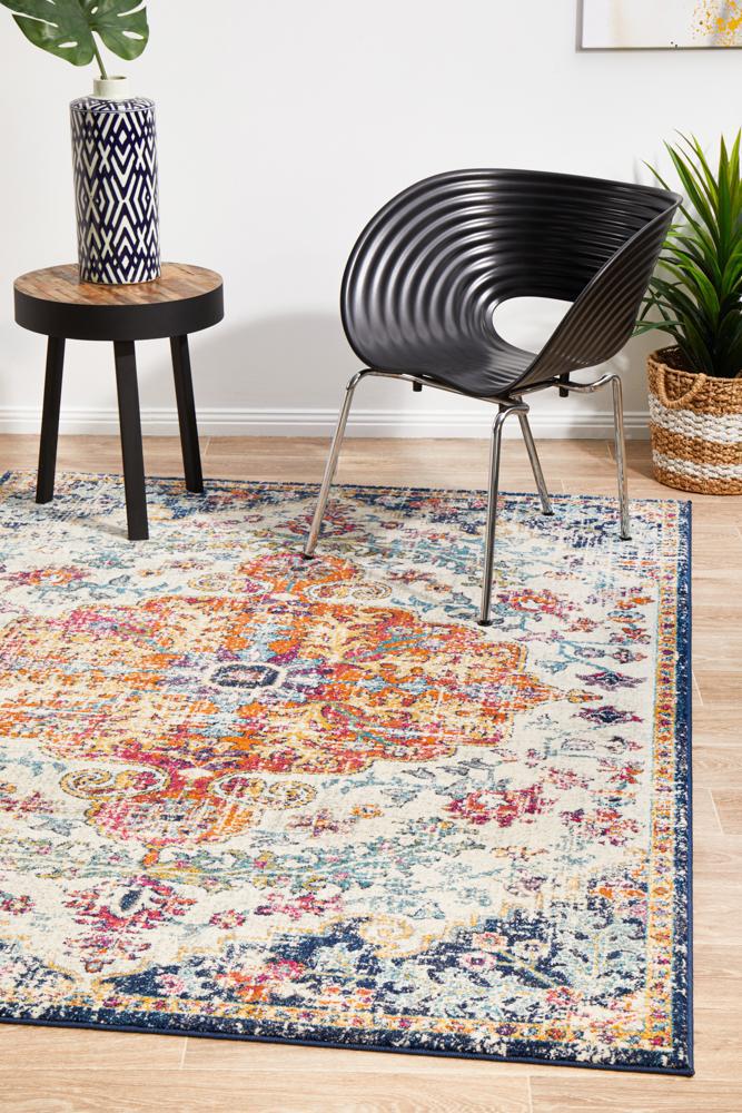 Evoke Carnivale White Rug 400 x 300 CM