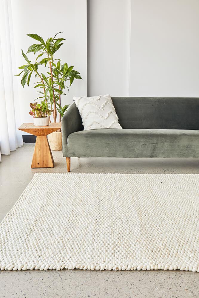 Hive White Rug 320 x 230 CM