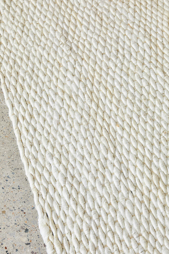 Hive White Rug 280 x 190 CM