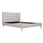 Mason Upholstered Queen Bed Frame With USB