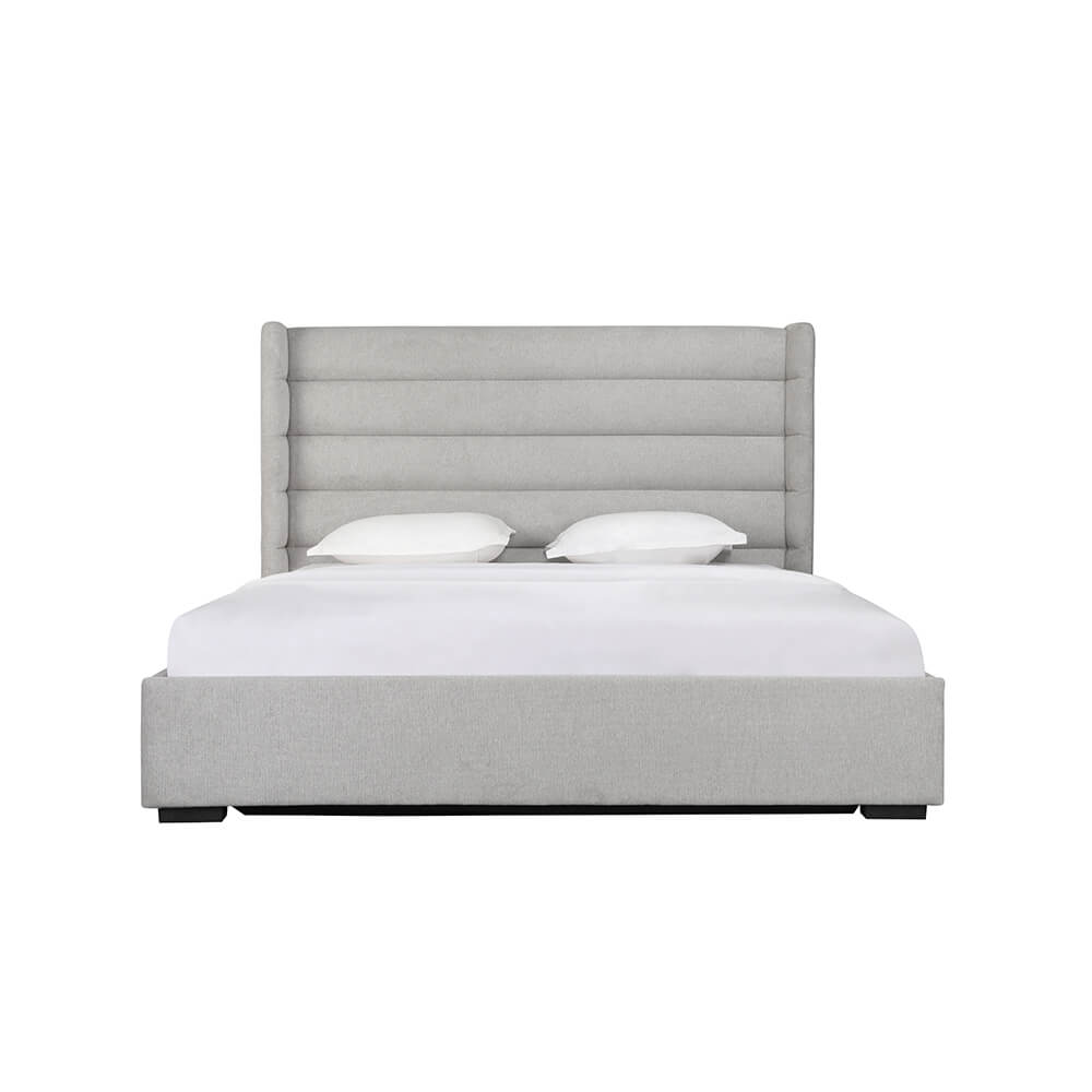 Mosman Gas Lift Upholstered King Bed Frame