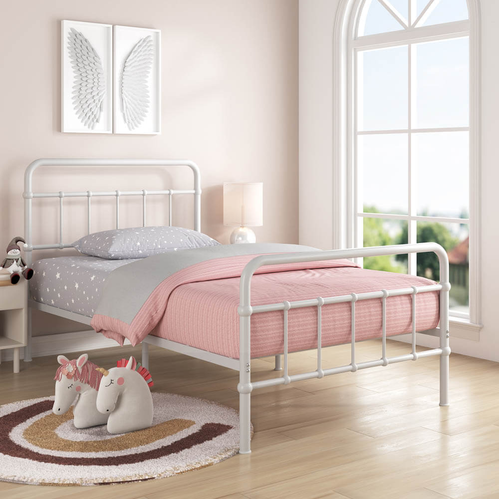 Jamie Single Bed White