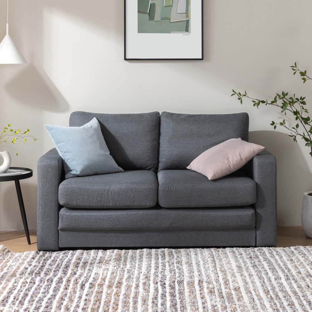 Asher Fold out Sofa Bed Grey