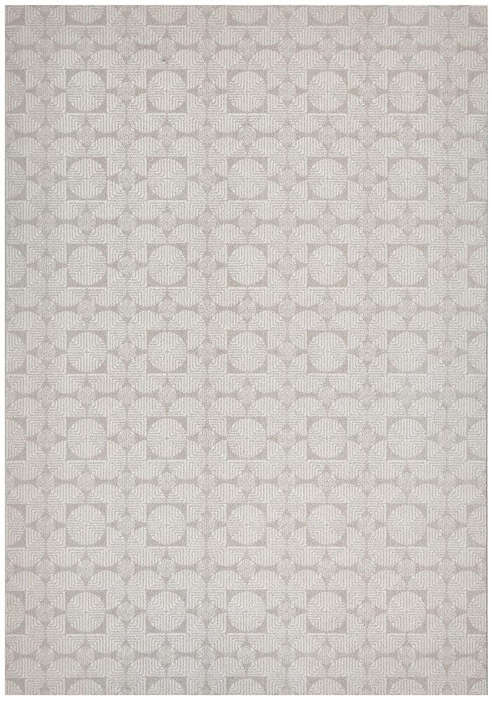 Prague Niko Silver Wool Pile Rug 230 x 160 CM