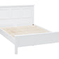 Hamptons Bed Frame White Queen