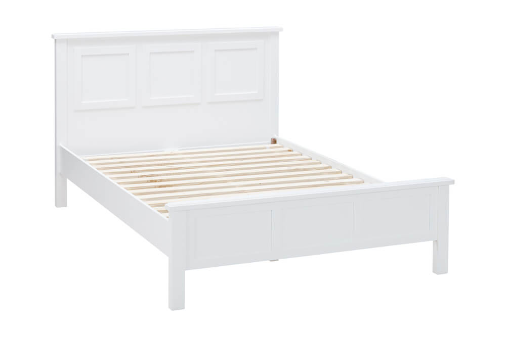 Hamptons Bed Frame White King