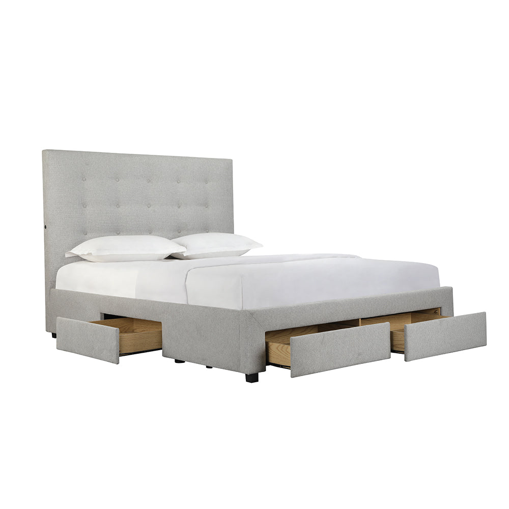 Torquay Storage King Bedframe Pewter